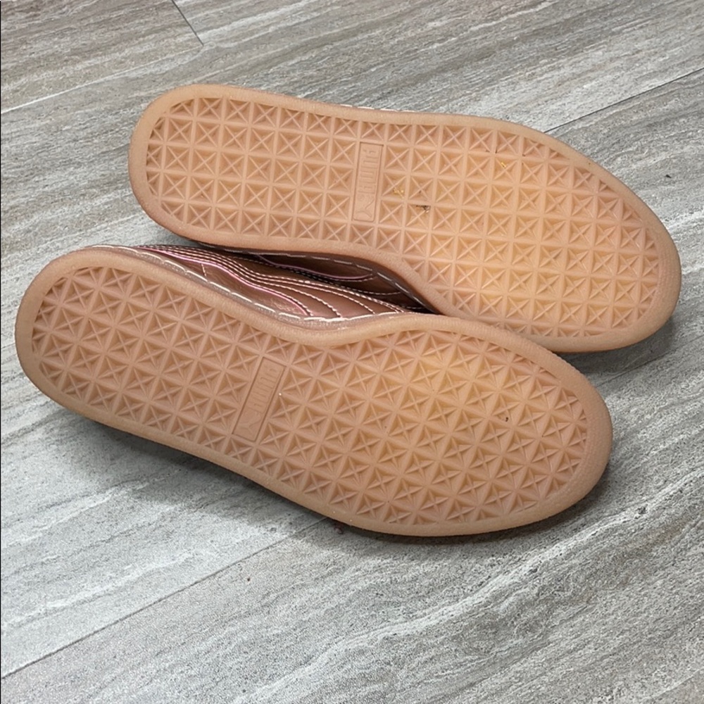 PUMA Basket Heart Copper Women’s Fashion Sneakers - Picture 3 of 5